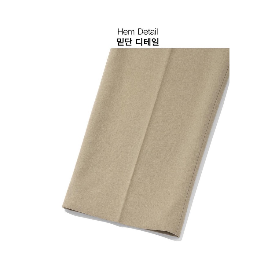 Quần âu dài PARTS Slim Crop Tapered xuất Hàn