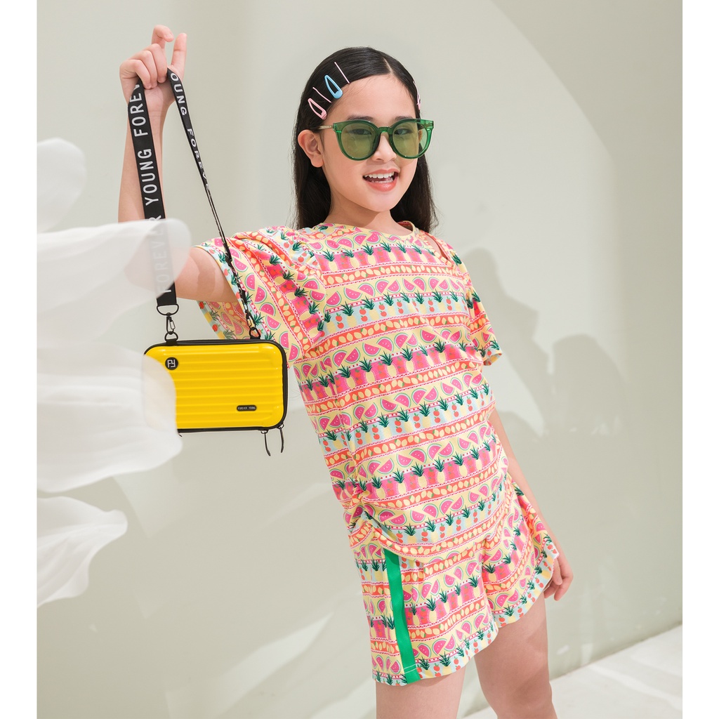 Bộ quần áo JOOKYLI bé gái họa tiết 94G0950