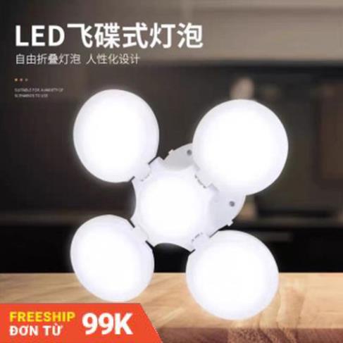 BÓNG ĐÈN 5 CÁNH HOA SIÊU SÁNG CÓ THỂ SẠC BẰNG NĂNG LƯƠNG MẶT TRỜI