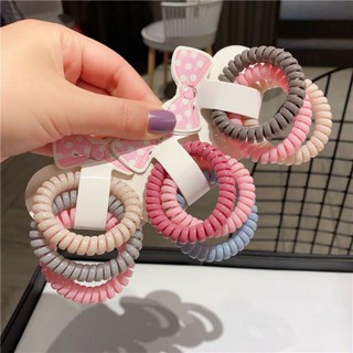 SÉT 3 DÂY CỘT TÓC LÒ XO MIX MÀU XINH XẮN