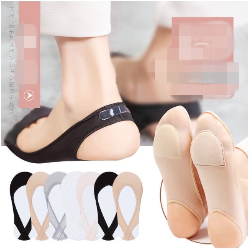 1 Đôi Vớ Cổ Thuyền Silicone Chống Trượt Cho Nữ