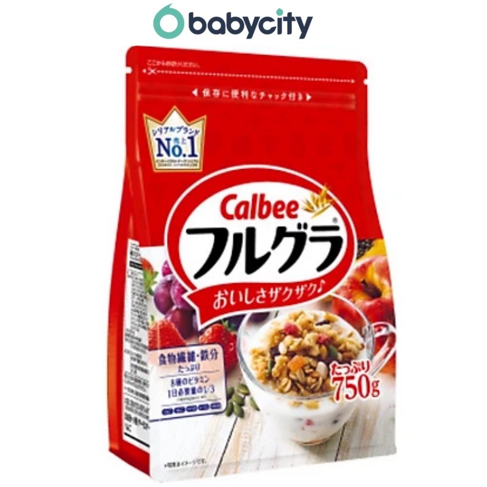 [hàng sẵn date T7/2022] Ngũ cốc CALBEE Nhật Bản màu đỏ 800g/750g, nâu 700g, trắng 600g ( Mẫu Mới) nội địa Nhật Bản