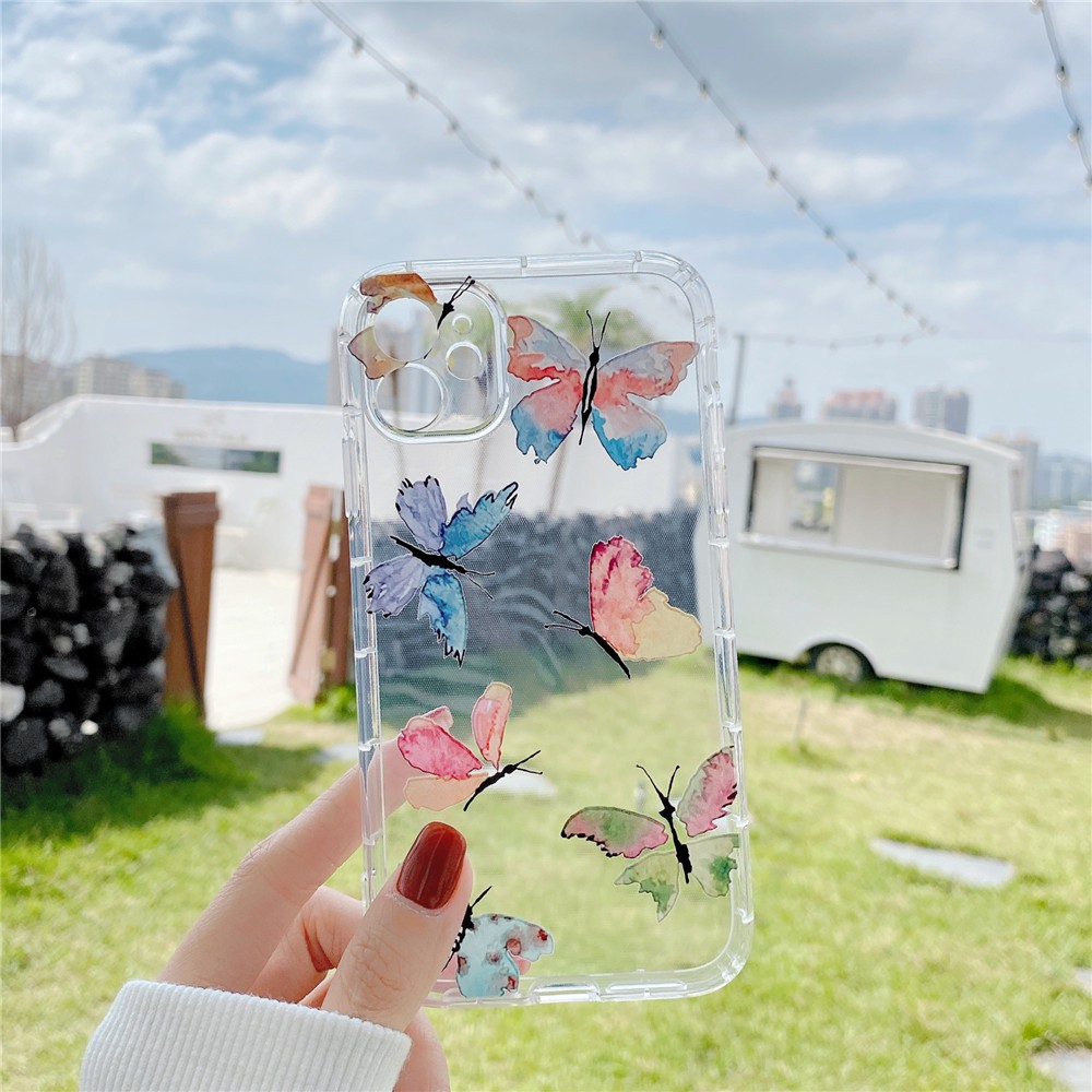 Ốp điện thoại tpu mềm in hoa bướm xinh xắn cho iPhone 11 Pro Max X Xs Max XR iPhone 7 Plus 8 Plus iPhone 6 Plus 6S Plus | BigBuy360 - bigbuy360.vn