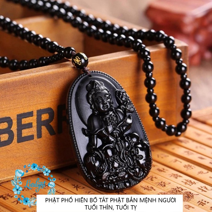 Chuỗi hạt đeo cổ phật Phổ Hiền Bồ Tát - Bản mệnh người tuổi Thìn, Tỵ - mặt phật - tượng phật - dây chuyền phật
