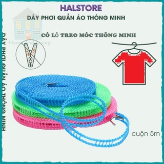 Dây phơi đồ thông minh không cần móc quần áo