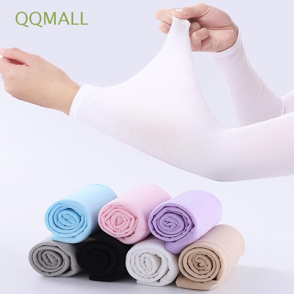 Ống Tay Áo Vải Lụa Băng Chống Nắng Khi Lái Xe Cho Nam Và Nữ