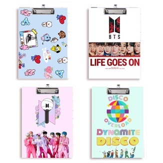 kẹp tài liệu bìa cứng bangtan army KTLG13 dễ thương  cute size A4 idol kpop