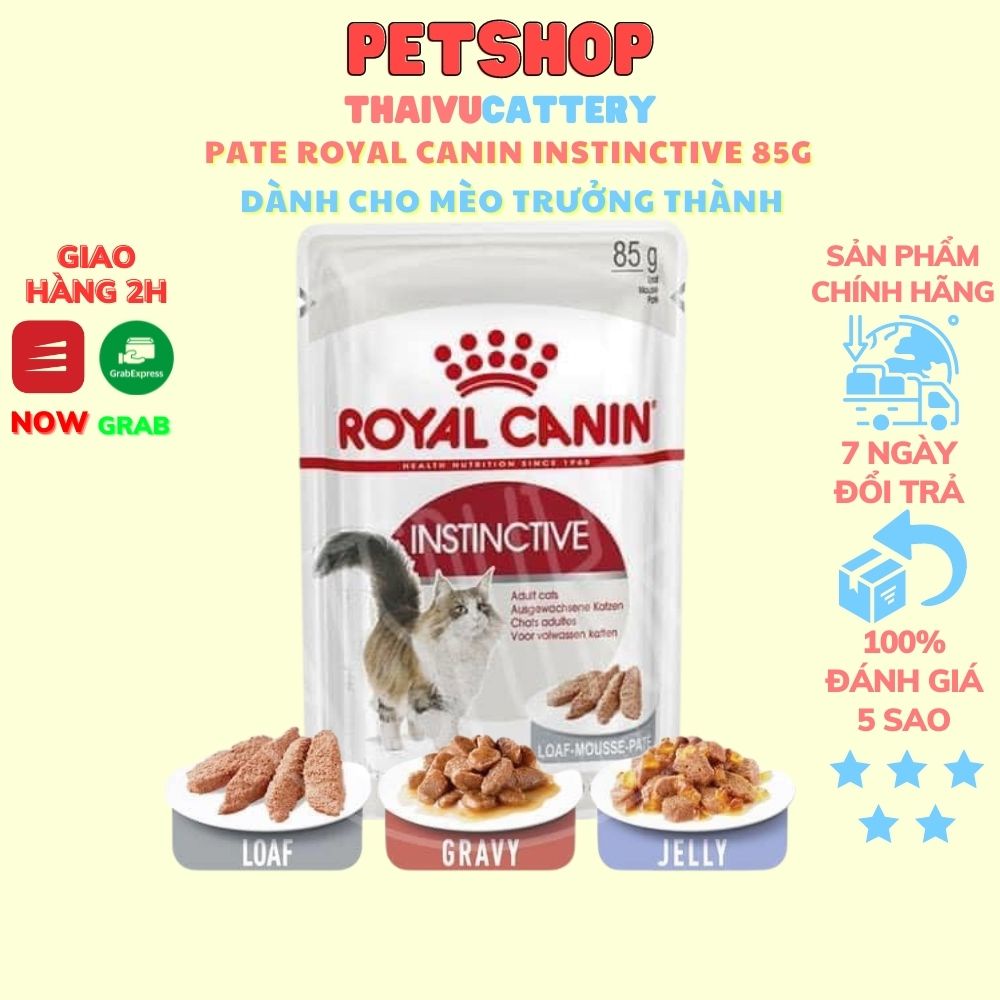 PATE ROYAL CANIN INSTINCTIVE 85G GIÀNH CHO MÈO TRƯỞNG THÀNH