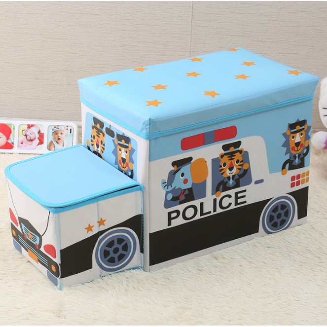 Ghế hộp đựng đồ hình xe dễ thương