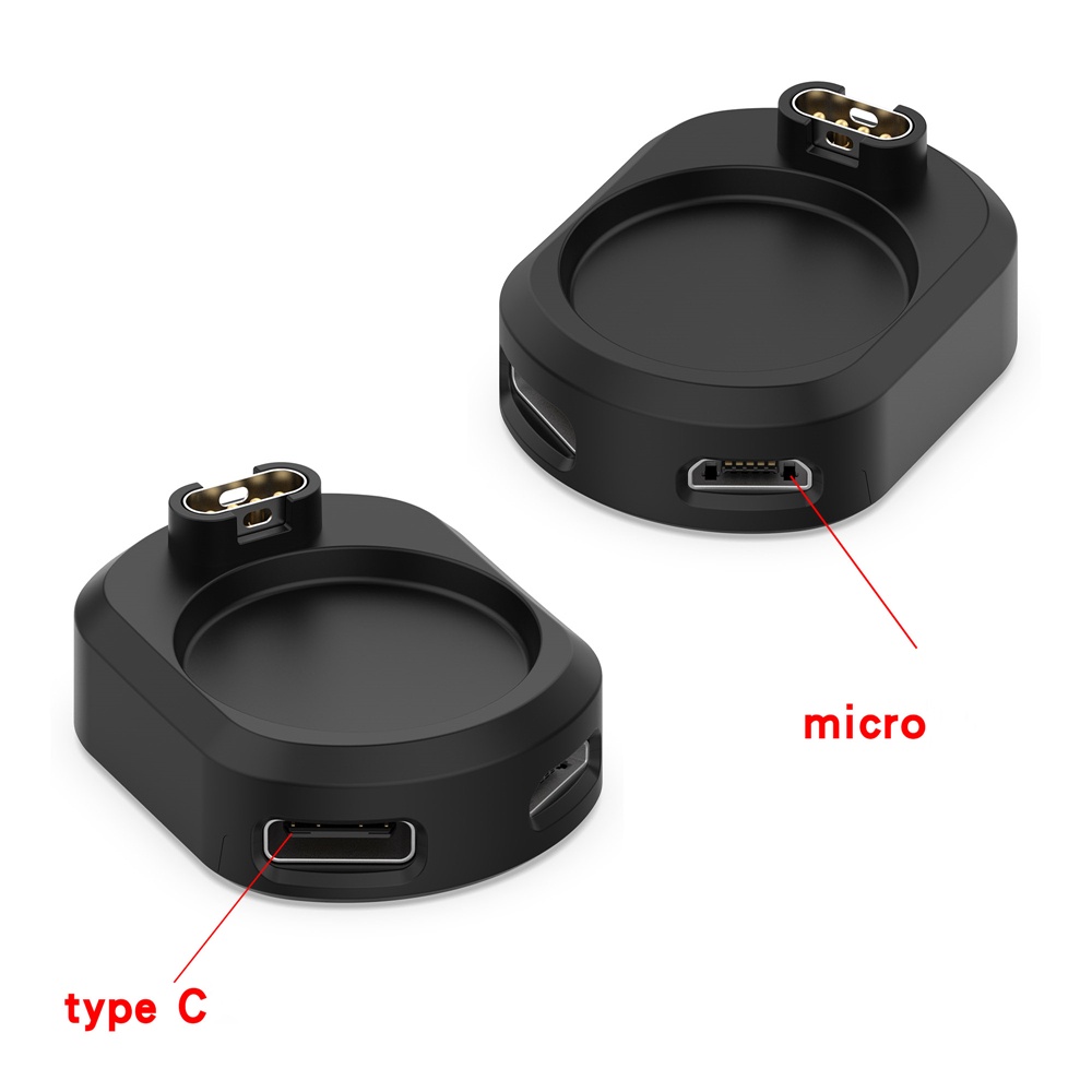 Dock Sạc Cổng Type-C Và Hai Cổng Micro Cho Garmin Fenix 7 7S 7X Forerunner 955 255 255S