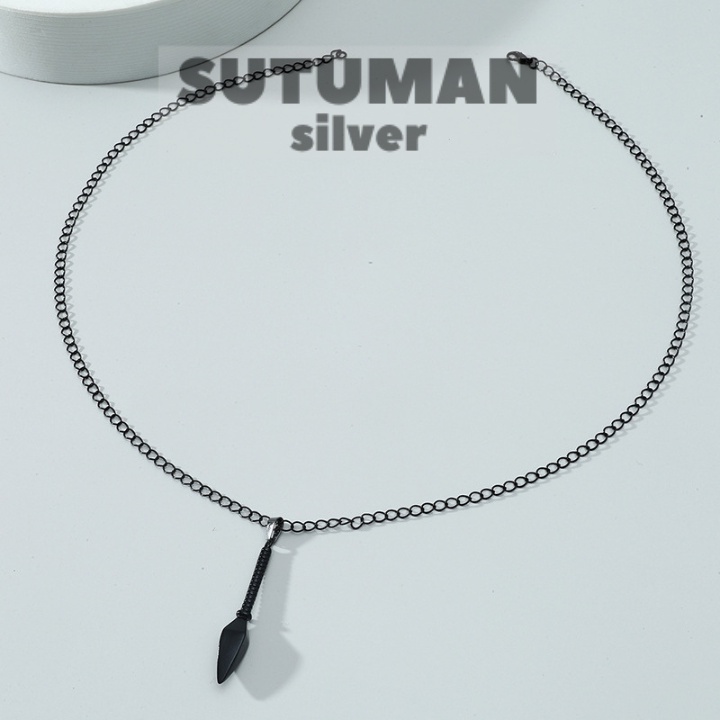 [GIAO HỎA TỐC] Vòng cổ mặt dây chuyền hình mũi tên cá tính Hàn Quốc thương hiệu SUTUMANsilver