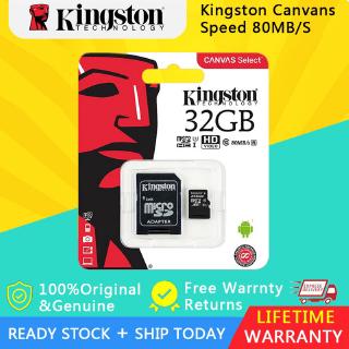 Kingston thẻ nhớ micro sd tf class10 80mb / s 16gb / 32gb / 64gb / 128gb