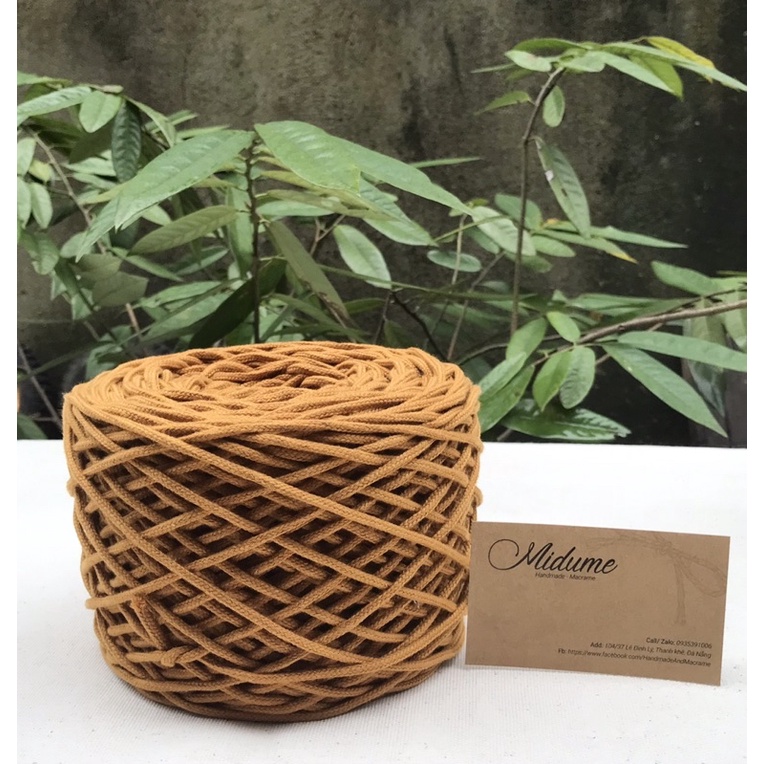 Sợi dệt 2.8mm làm túi xách có 12 màu được đánh số thứ tự, sẵn kho