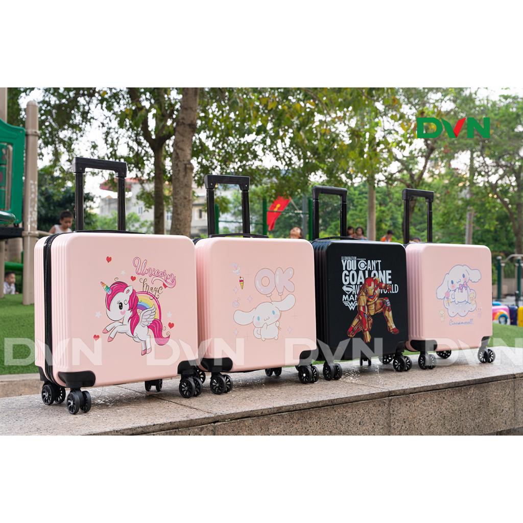 Vali Trẻ em Size 18 Có Mật Khẩu Họa Tiết Hoạt Hình Dễ Thương Thông Dụng Cho Học Sinh Nam Và Nữ, hàng loại 1 cao cấp