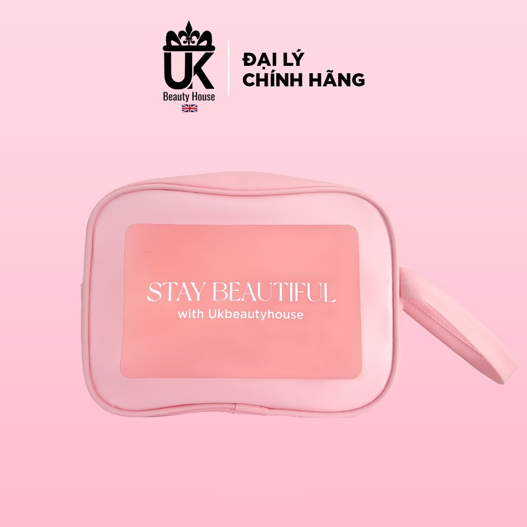 Túi Pouch Ukbeautyhouse đựng mỹ phẩm tiện dụng có quai