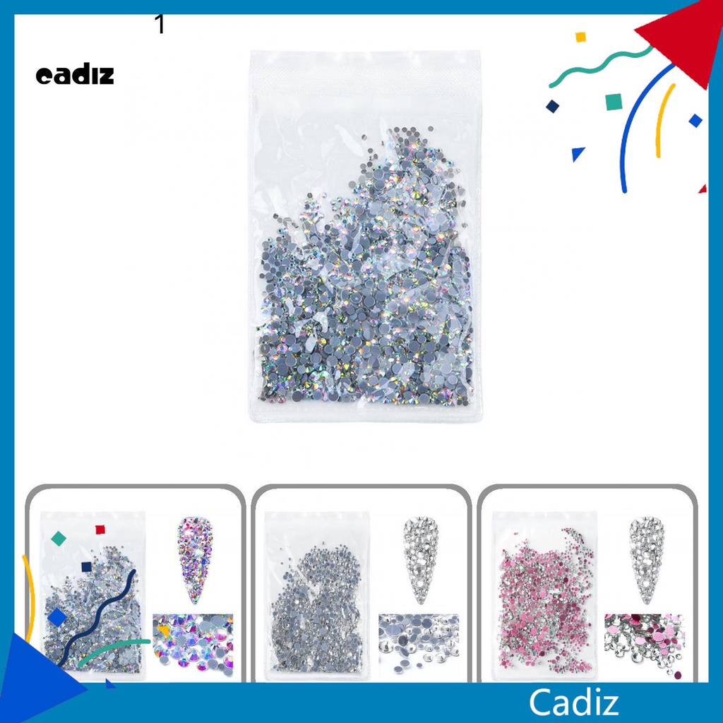 [Hàng mới về] Hạt đá trang trí móng nhiều màu lấp lánh cho nữ