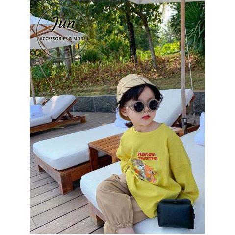 Kính Râm Trẻ Em - Kính Mắt Thời Trang Cho Bé Chống Tia Cực Tím UV400 Phong Cách Vintage Dành Cho Bé Trai Và Bé Gái | BigBuy360 - bigbuy360.vn