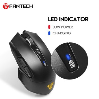 Ey chuột không dây gaming led rgb 2400dpi pixart 3212 cho game thủ fantech wgc1 - hãng sản xuất chính thức 14
