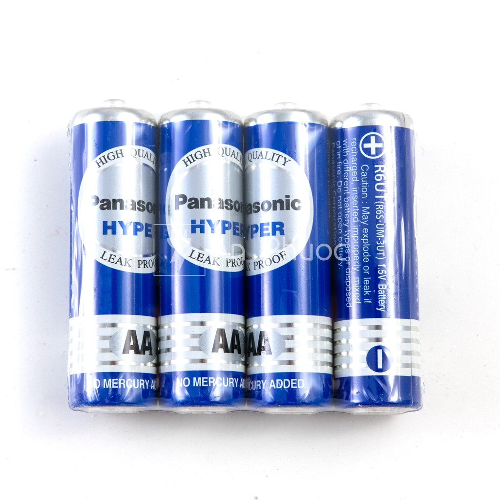 Pin tiểu AA Panasonic Hyper R6UT/4S (vỉ 4 pin)