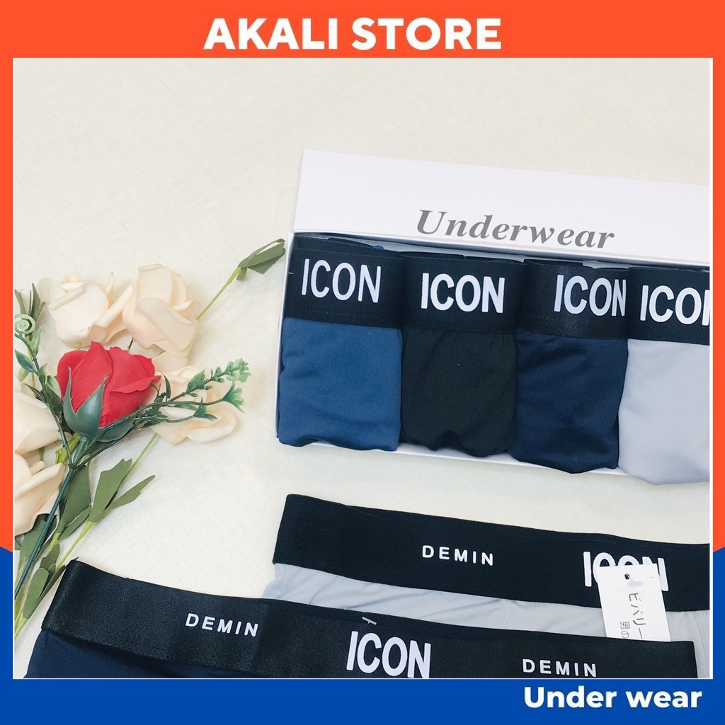 Quần lót nam thun lạnh, quần xì  BOXER co dãn 4 chiều  - AKALI