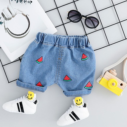 Sét bộ bé trai bé gái hình dưa hấu size 0-3 tuổi