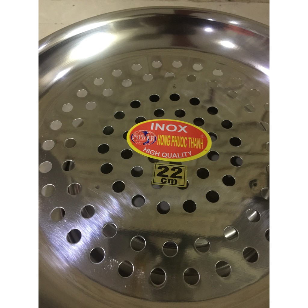 XỬNG HẤP INOX CÓ CHÂN 22CM 24CM 26CM