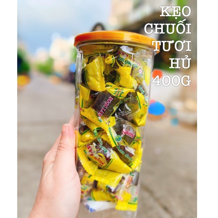 Kẹo chuối tươi hũ 400gr