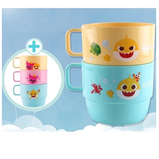 [PINKFONG]Set 5 bình nước hình cá mập dễ thương cho bé