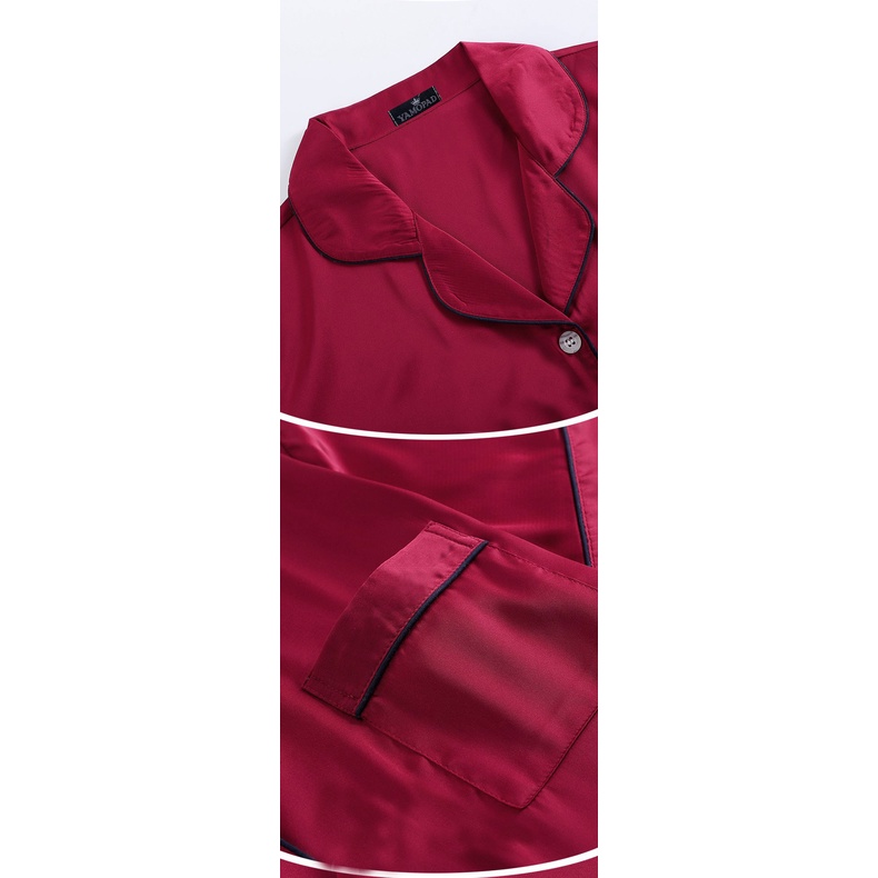 Đồ Bộ Pyjama Nữ YAMOPAD Mặc Nhà Tay Ngắn Quần Ngắn Chất Liệu Lụa Cao Cấp Thoáng Mát Trẻ Trung Quyến Rũ