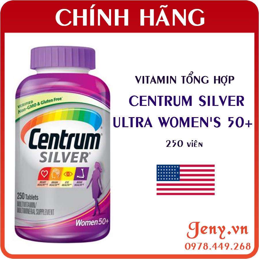 Vitamin Tổng Hợp Centrum Silver Ultra Women's 50+ cho nữ giới trên 50 tuổi | BigBuy360 - bigbuy360.vn