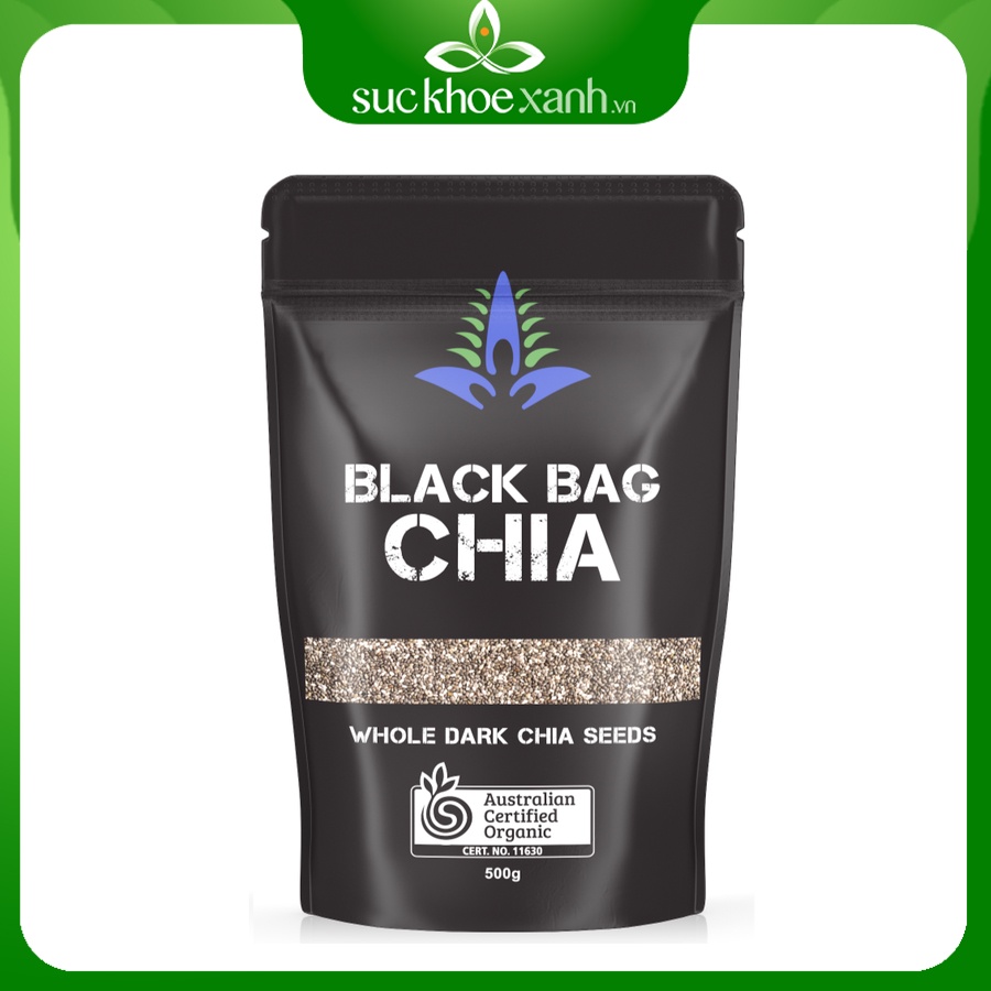 Hạt chia đen Black Bag (Úc) 500g ngăn ngừa tiểu đường và giảm cân