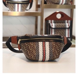 💥Hàng sẵn💥(Có video tự quay)Túi bao tử độc quyền Burberry ss18 1:1 HOT TREND!