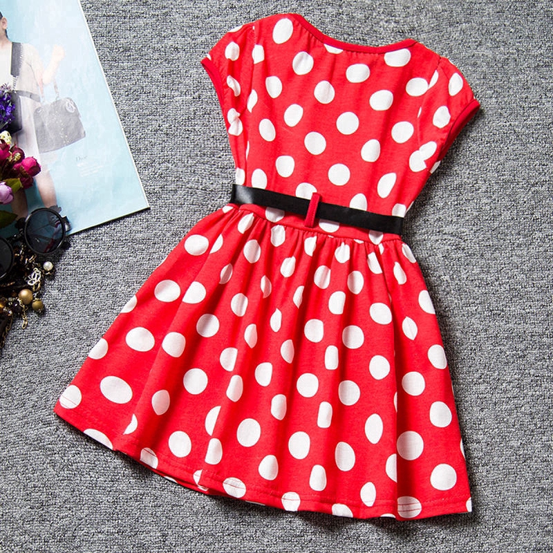 Đầm sát nách in hình chuột Mickey dễ thương cho bé gái