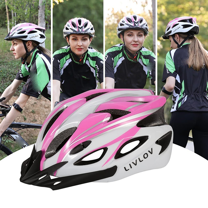 Mũ Bảo Hiểm Xe Đạp LIVLOV V1 56-62Cm Có Tấm Chắn Tháo Rời Được Tiện Lợi Dành Cho Người Lớn