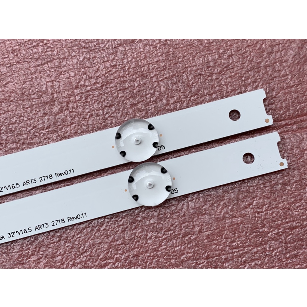 THANH LED TIVI LG 32LH591D 32LJ571D 32''V16.5 ART3 2718 REV0.11 V16.5 32 DH MỚI 100%, BỘ 2 THANH, MỖI THANH 5 BÓNG 3V