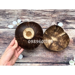 Bát dừa tim bát dừa decor bát smoothie