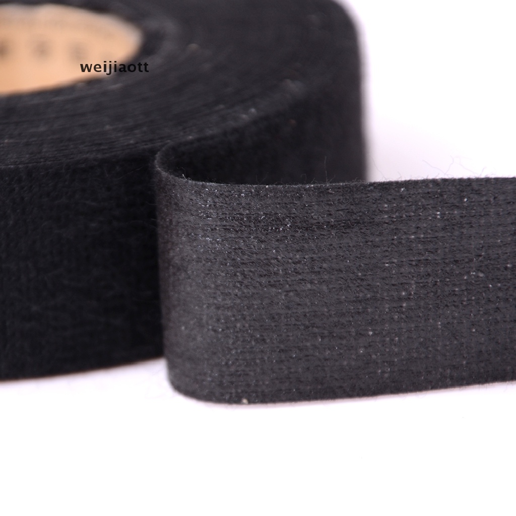 weijiaott 19mm x 15M Wiring Harness Tape Strong Adhesive Cloth Fabric Tape WT