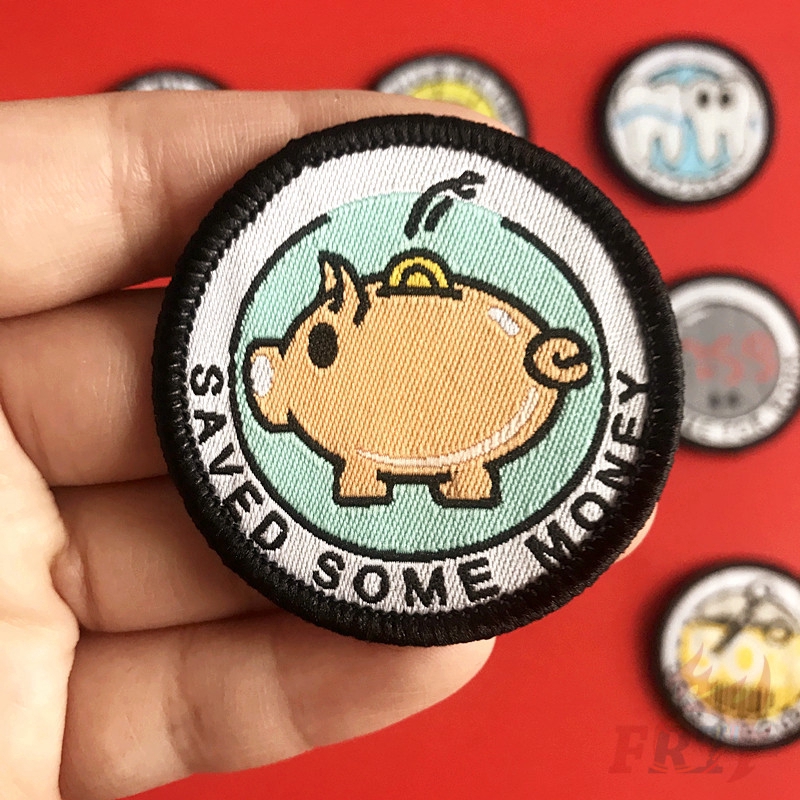 Set 1 / 3 Miếng Vá Ủi Quần Áo Hình Bàn Ủi 4.8cm