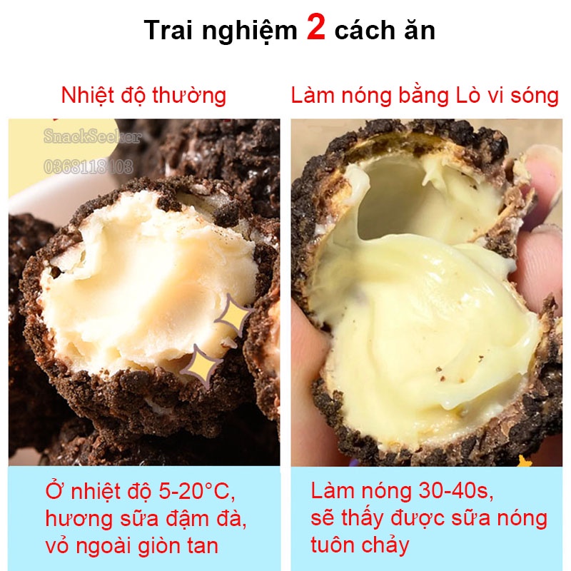 Bánh Socola Vani ăn vặt - SNACKSEEKER - Bánh Socola Vani 3 lớp siêu ngon