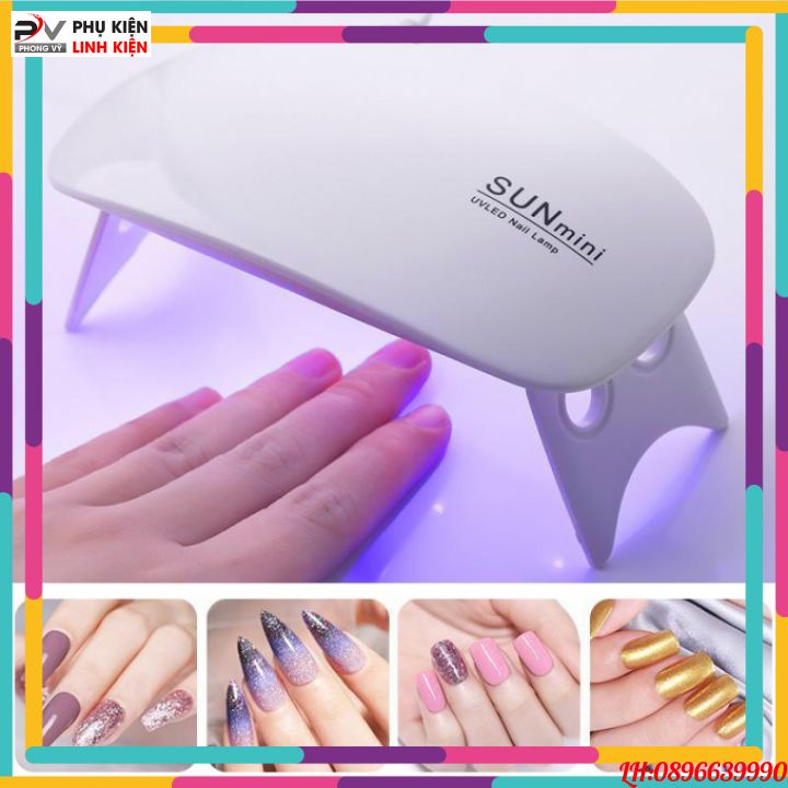 Máy hơ gel móng tay móng chân - SUN MINI nhỏ gọn, tiện lợi, khô siêu tốc