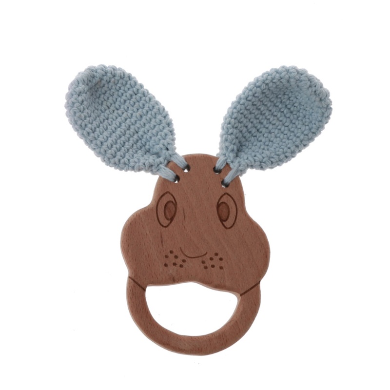 1 Lục Lạc Đồ Chơi Bằng Gỗ Không BPA Cho Bé Gặm Nướu