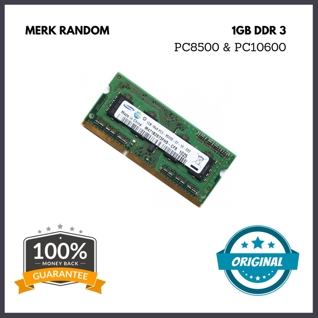 Thẻ Nhớ Ram 1gb Ddr3 Cho Laptop | BigBuy360 - bigbuy360.vn