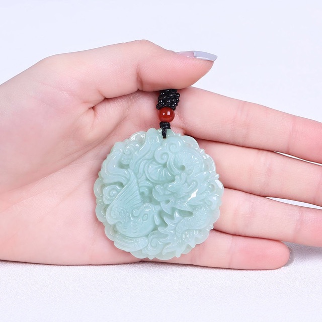 Mặt dây chuyền long phụng [ ngọc vip ]