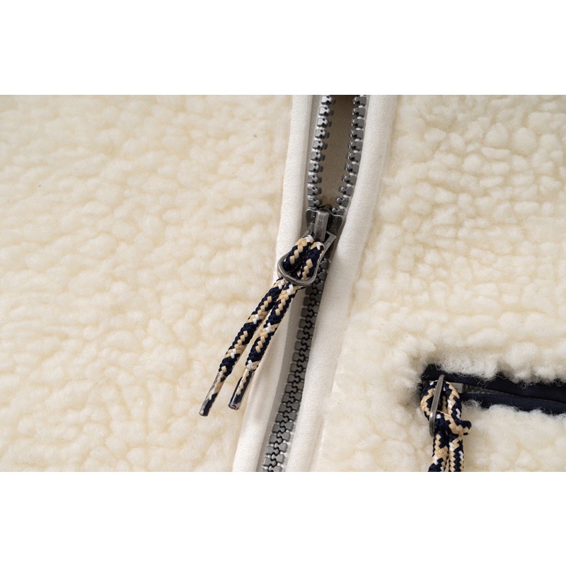 Áo khoác lông cừu có mũ dáng thể thao cho nữ thương hiệu The North Face cao cấp