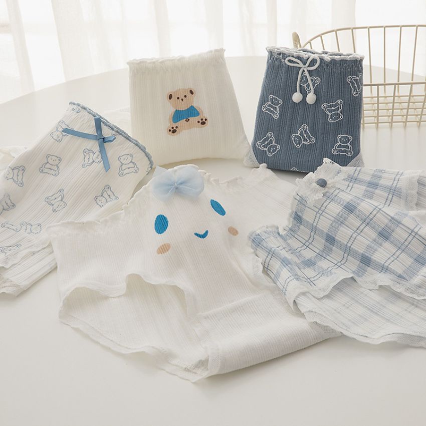 Quần lót nữ cotton đáng yêu mềm mịn, quần chíp siêu xinh với họa tiết dễ thương tôn dáng Bellar_bra L8035