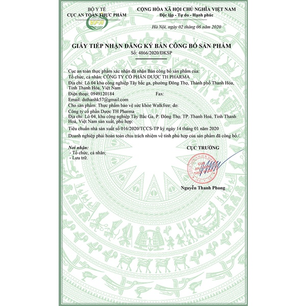 Viên Walk Free Giúp bôi trơn, bảo vệ và tái tạo lại khớp xương