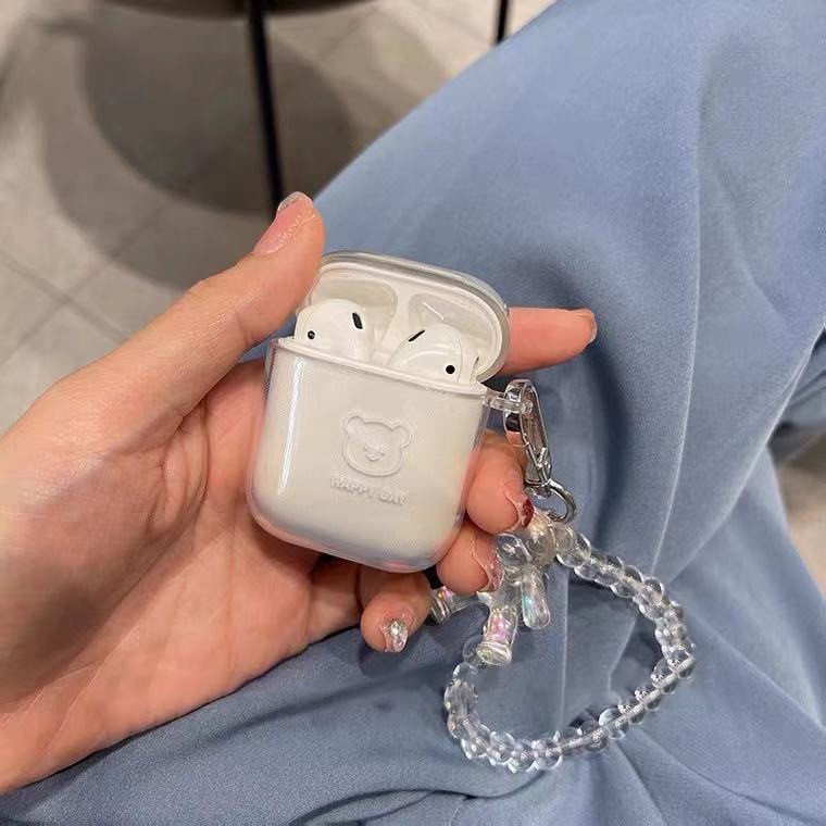 Vỏ case bảo vệ bao đựng tai nghe airpods 1 2 - Ốp airpods chống va đập, trong suốt in hình
