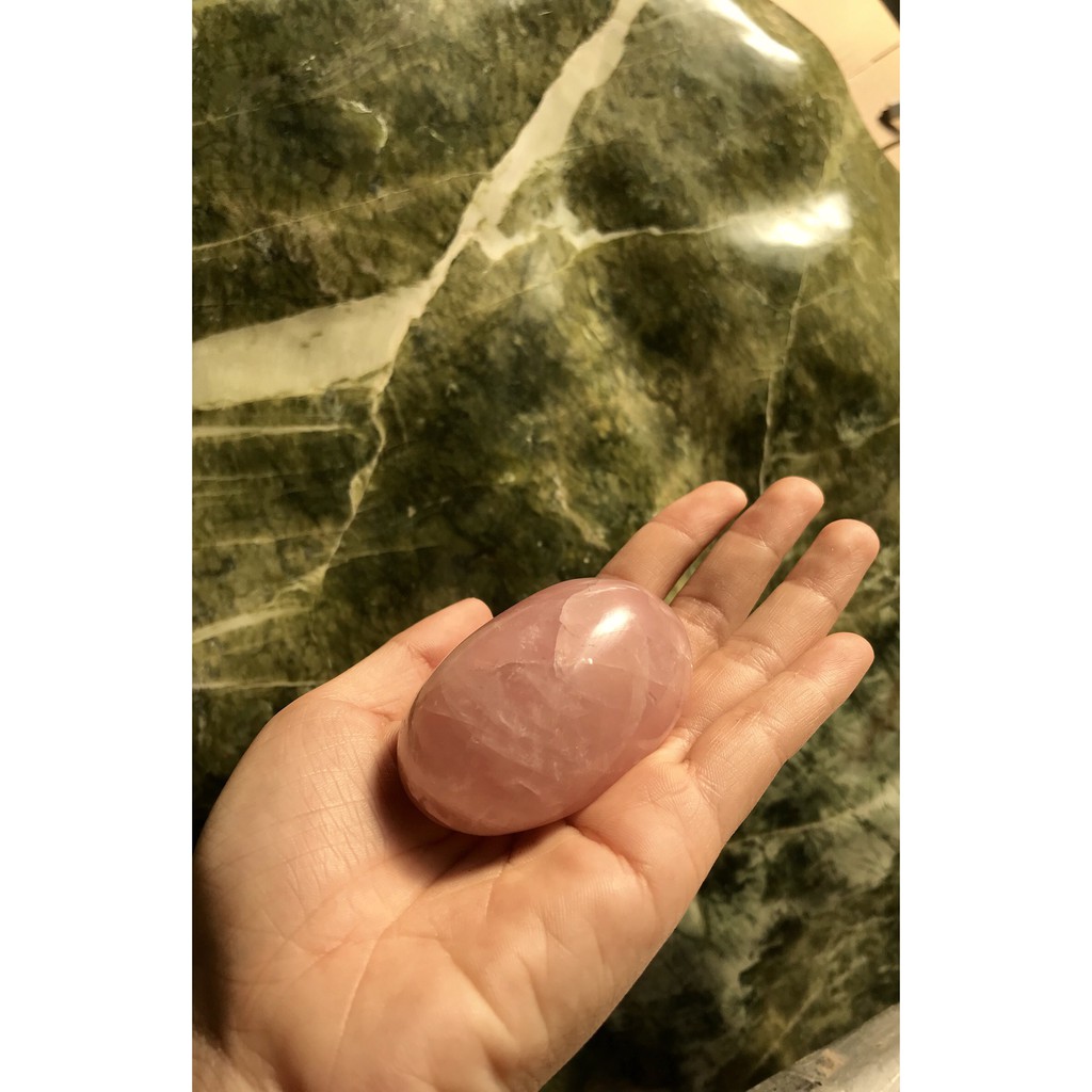 Đá thach anh hồng tự nhiên dạng viên nhiều size, đá thanh tẩy, sưu tầm, trang trí | BigBuy360 - bigbuy360.vn