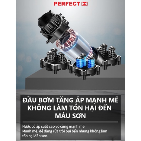 Máy rửa xe 3 chức năng gia đình Fumak - Máy rửa xe, hút bụi, thổi bụi cực kỳ tiện lợi - Bảo hành 12 tháng