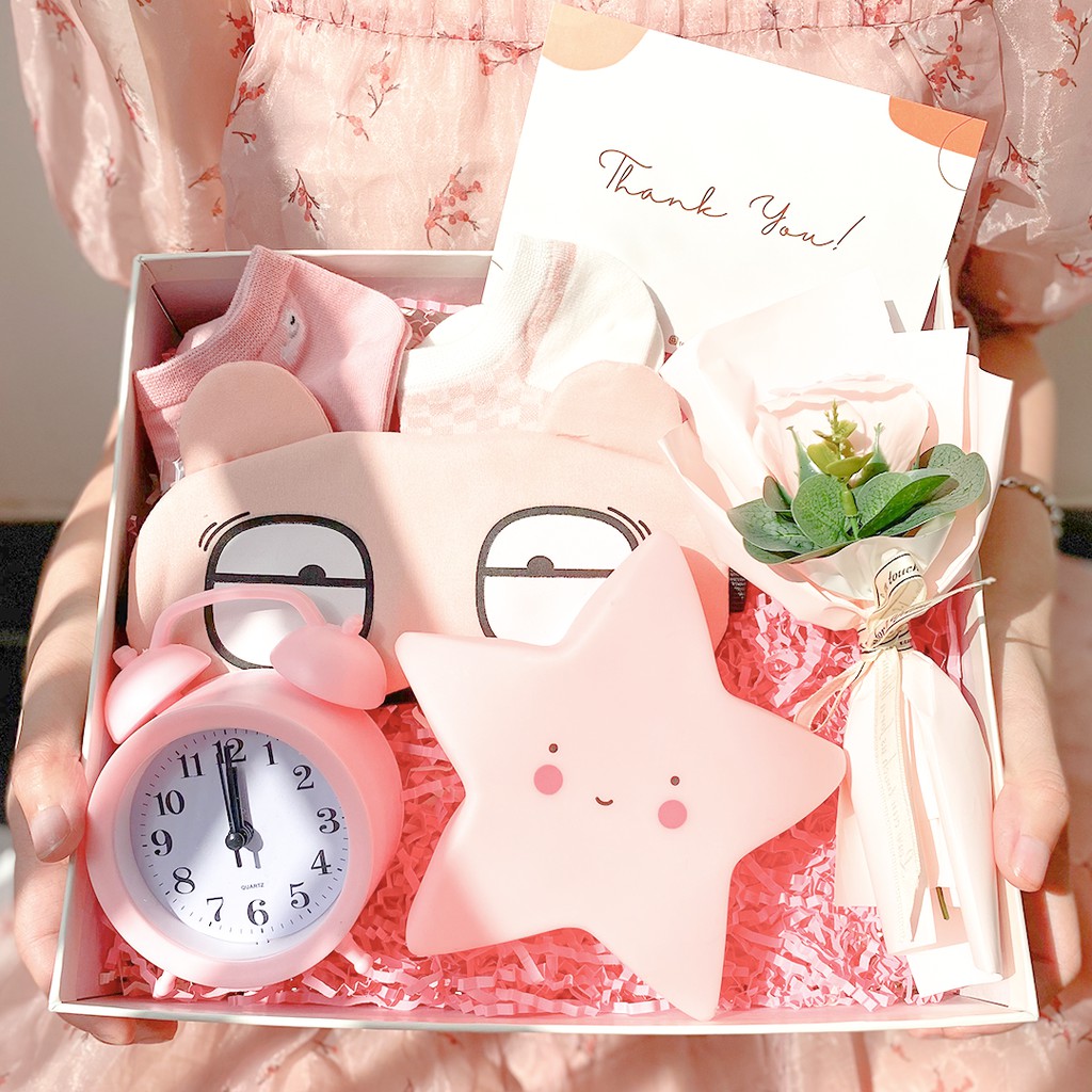 Quà tặng bạn gái Sleep Box Teamo (Màu Pink) - Bộ quà tặng 7 món ý nghĩa - Tặng kèm Memories Frame | BigBuy360 - bigbuy360.vn